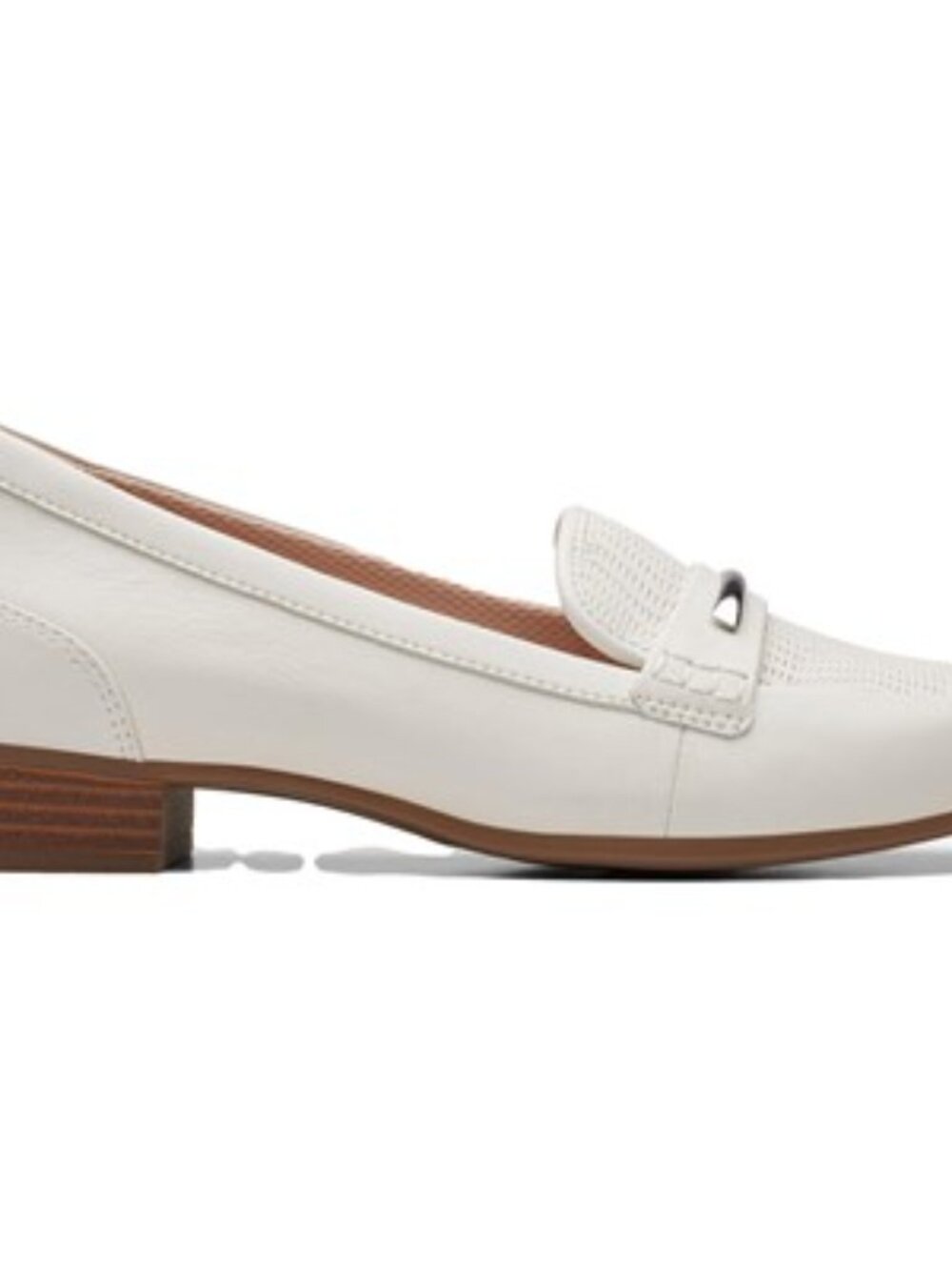 Clarks - Womens Juliet Aster Shoes, size 6 W US womens, color cream.